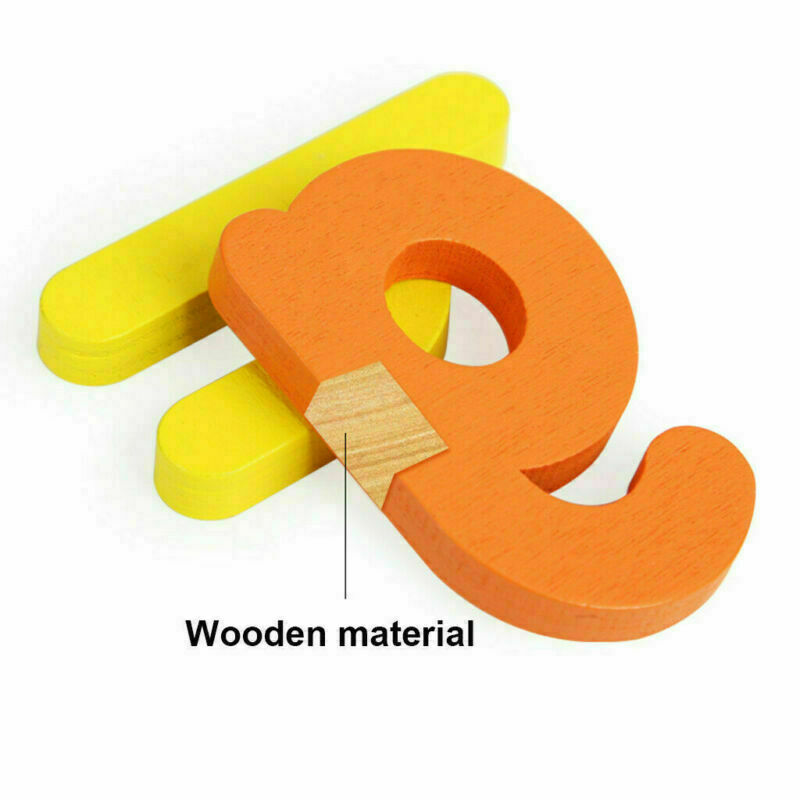 Fidtoy Wooden Alphabet Spelling Game Set for Kids Learning