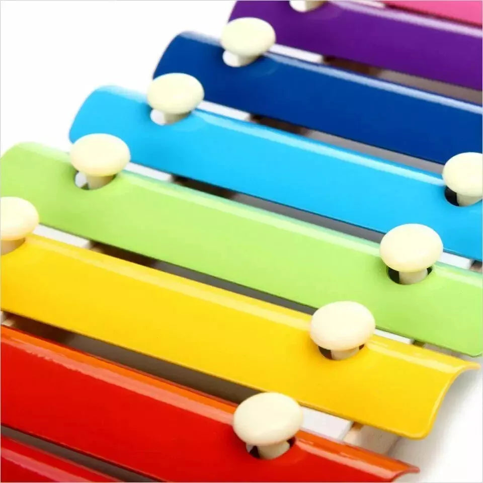 Fidtoy Wooden Xylophone Toy for Kids 3+ Montessori Musical Instrument