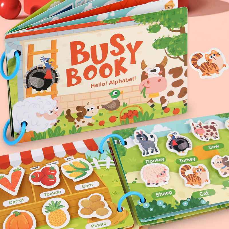 TibaToes™ Montessori Busy Book