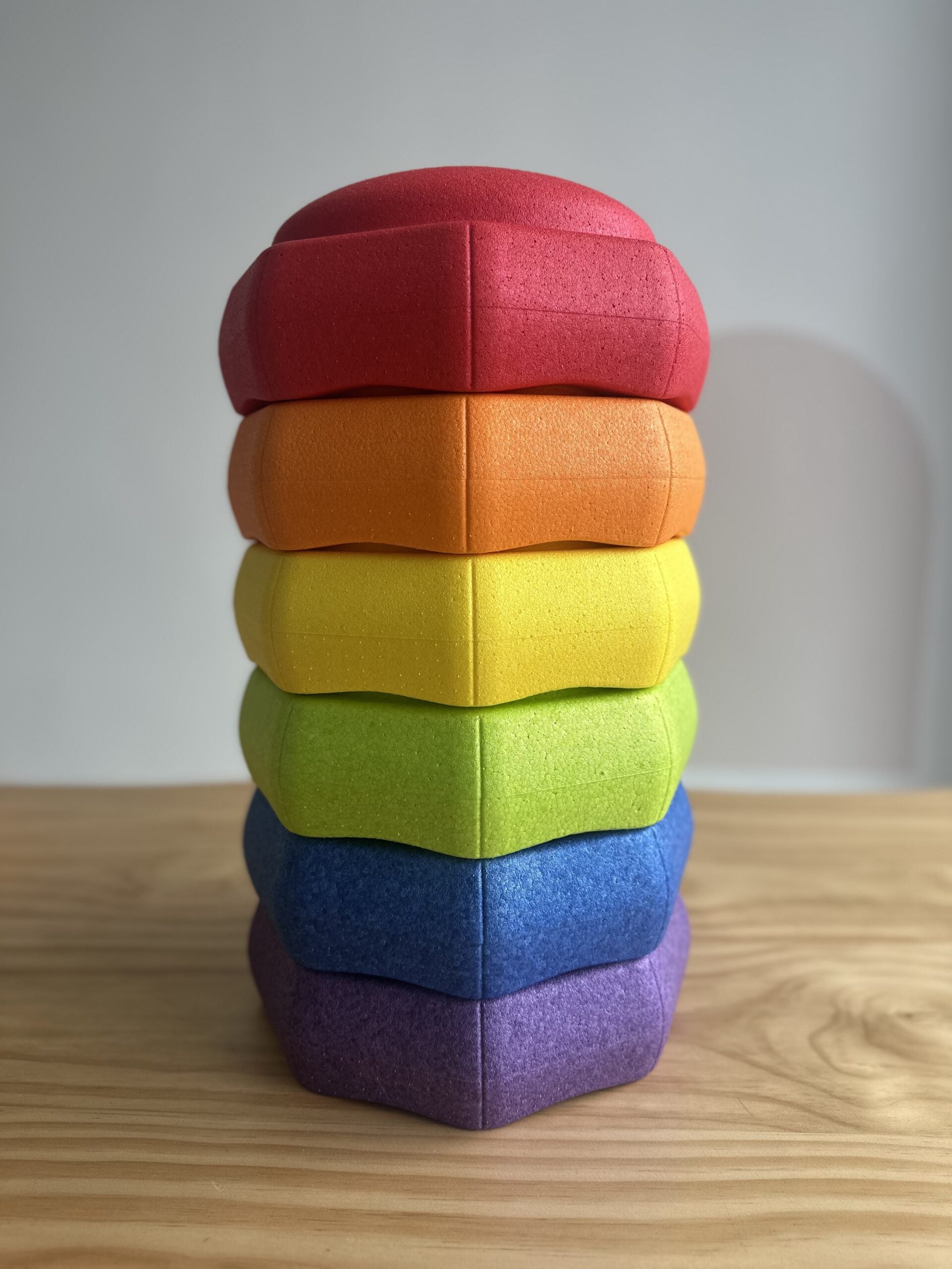 Stepping Stones (Octagon Rainbow) – Sensory Balance and Gross Motor Skill Set (6 pcs)