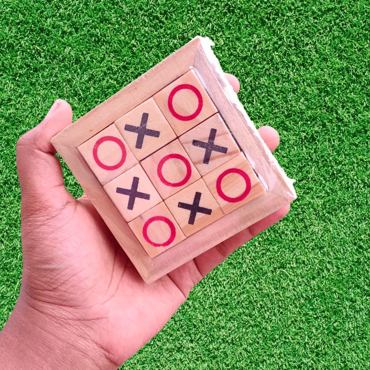 Tic tac toe – XOXO Naught & Crosses | Wooden Board Games Handmade Nought and Crosses