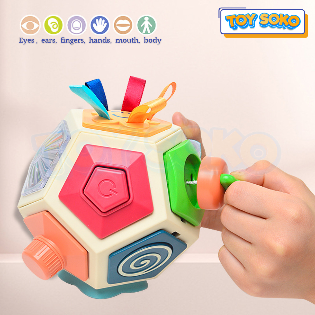 Sensory Toys for Babies – Interactive Activity Cube for Learning