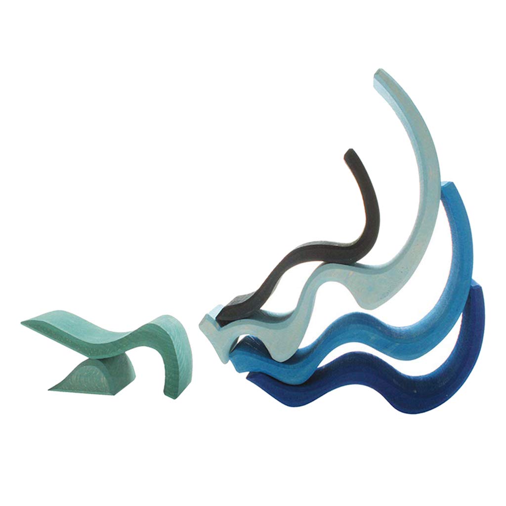 Wooden Wave Blocks- Open ended wooden toys