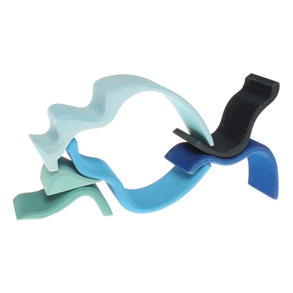 Wooden Wave Blocks- Open ended wooden toys