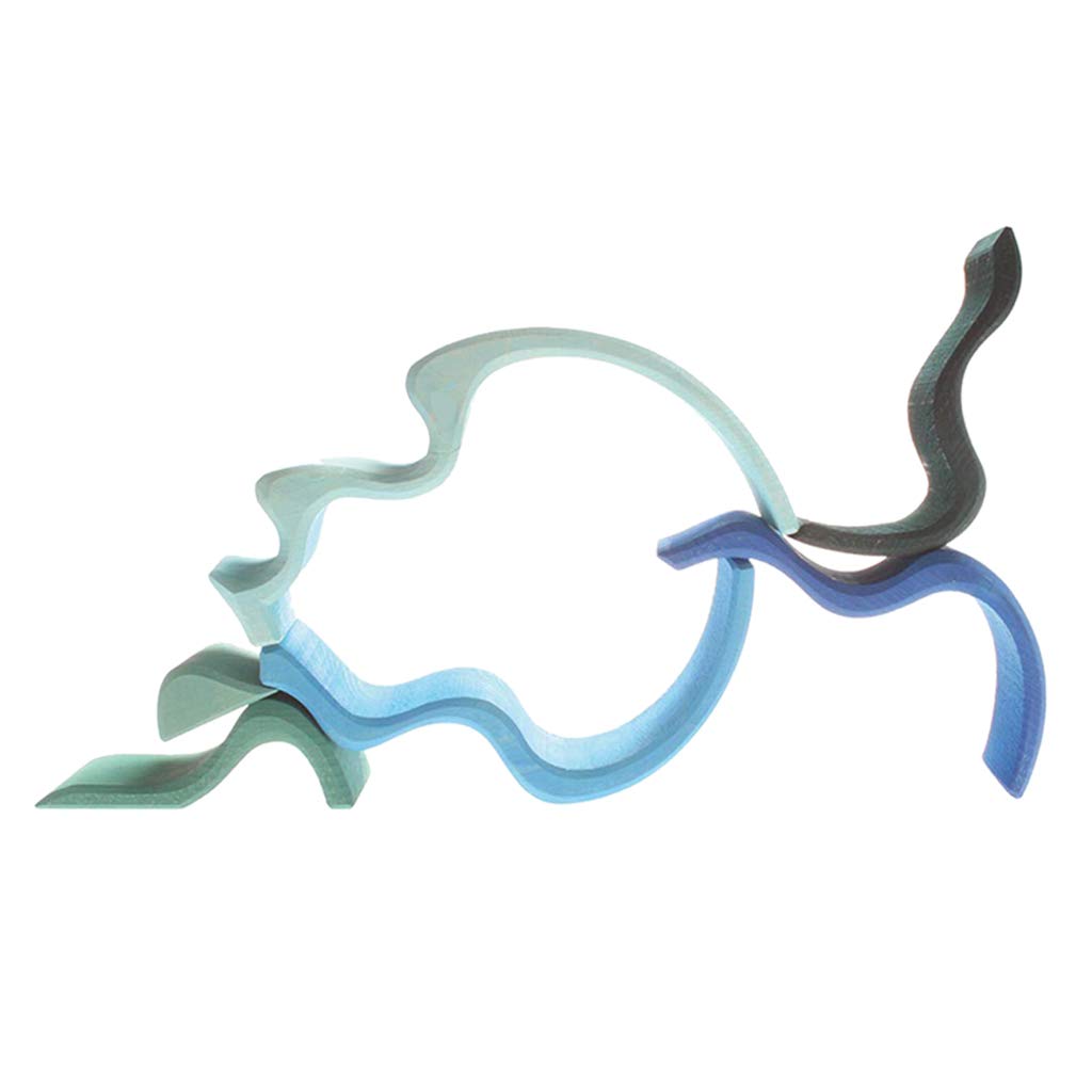 Wooden Wave Blocks- Open ended wooden toys