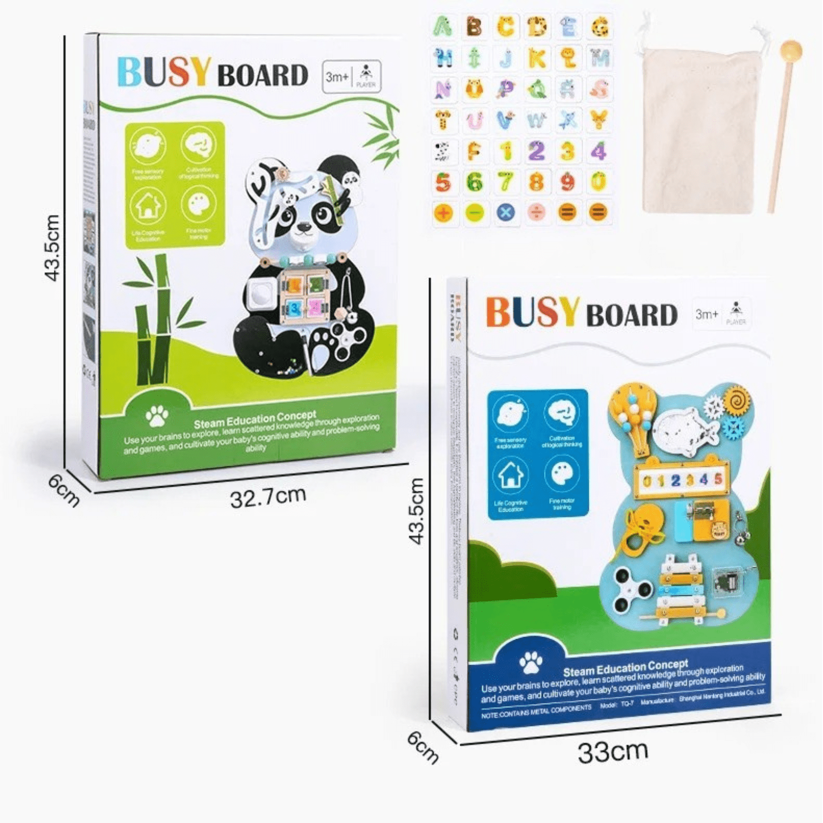 Wooden 10-in-1 Wooden Montessori Busy Board – Sensory Fun & Learning for Toddlers Keep Little Hands Busy! 10-in-1 Montessori Sensory Activity Board