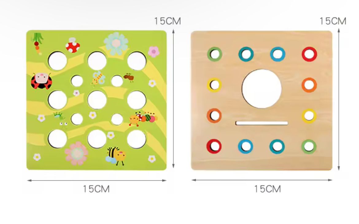 9-in-1 Montessori Wooden Activity Cube – Fine Motor, STEM and Sensory Learning Toy