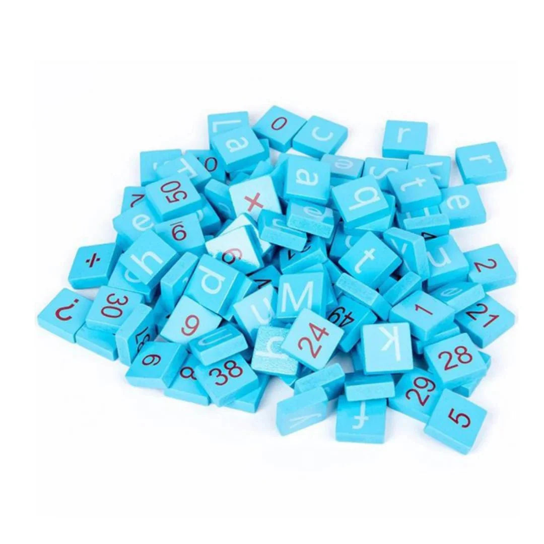 Wooden Alphanumeric Teaching aids Flash card Math Addition Subtraction Vocabulary English