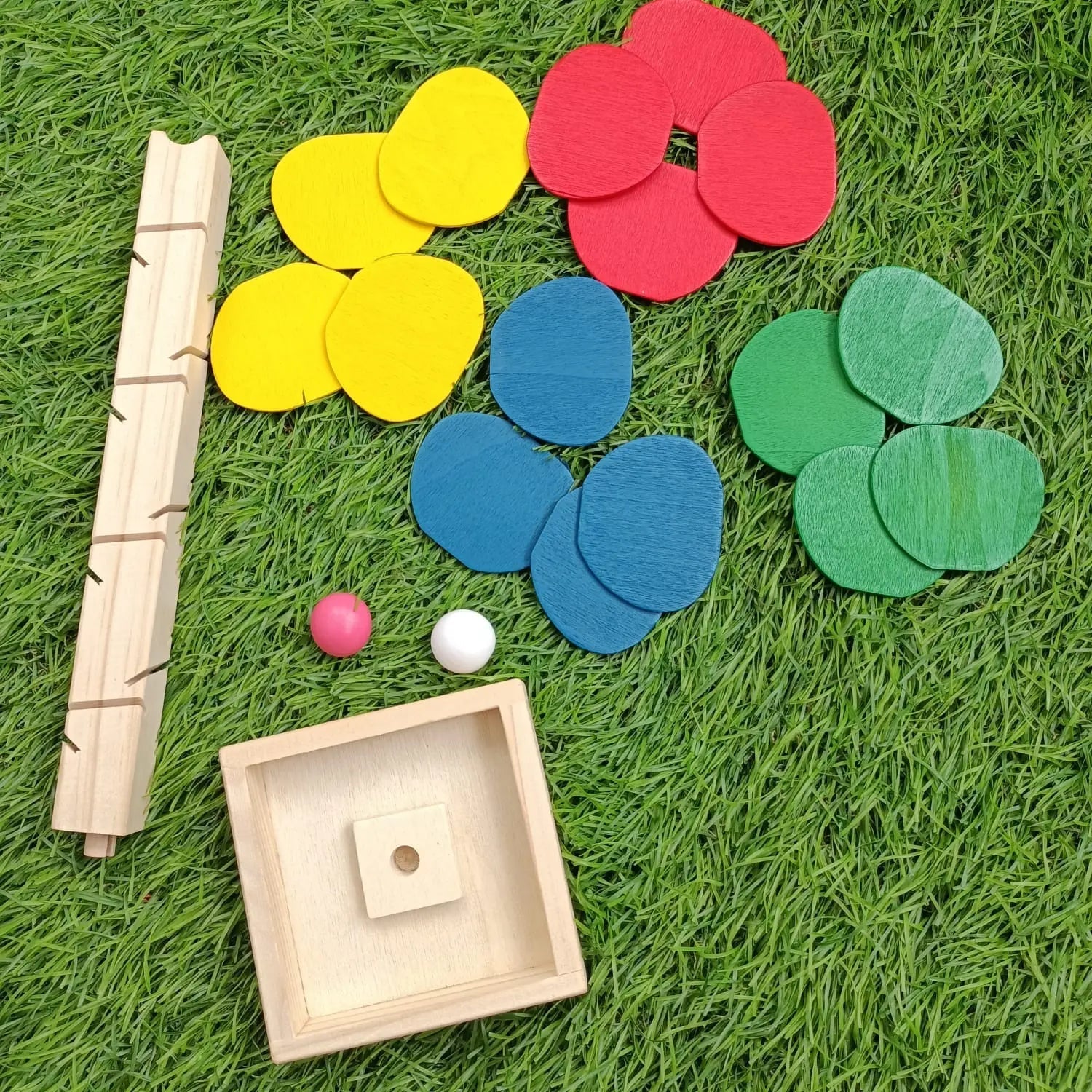 Wooden Ball Goli Game – Flower Goli Game