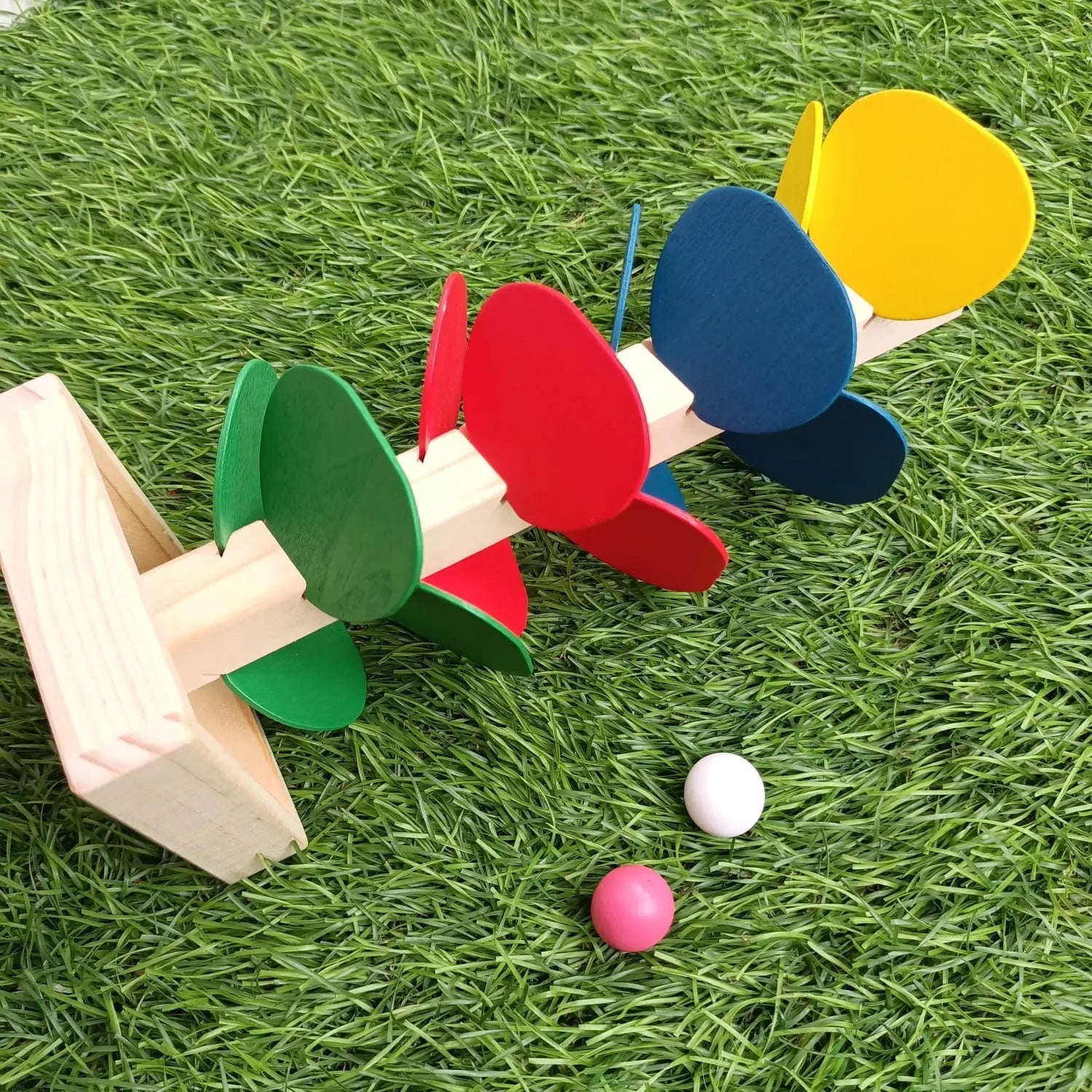 Wooden Ball Goli Game – Flower Goli Game