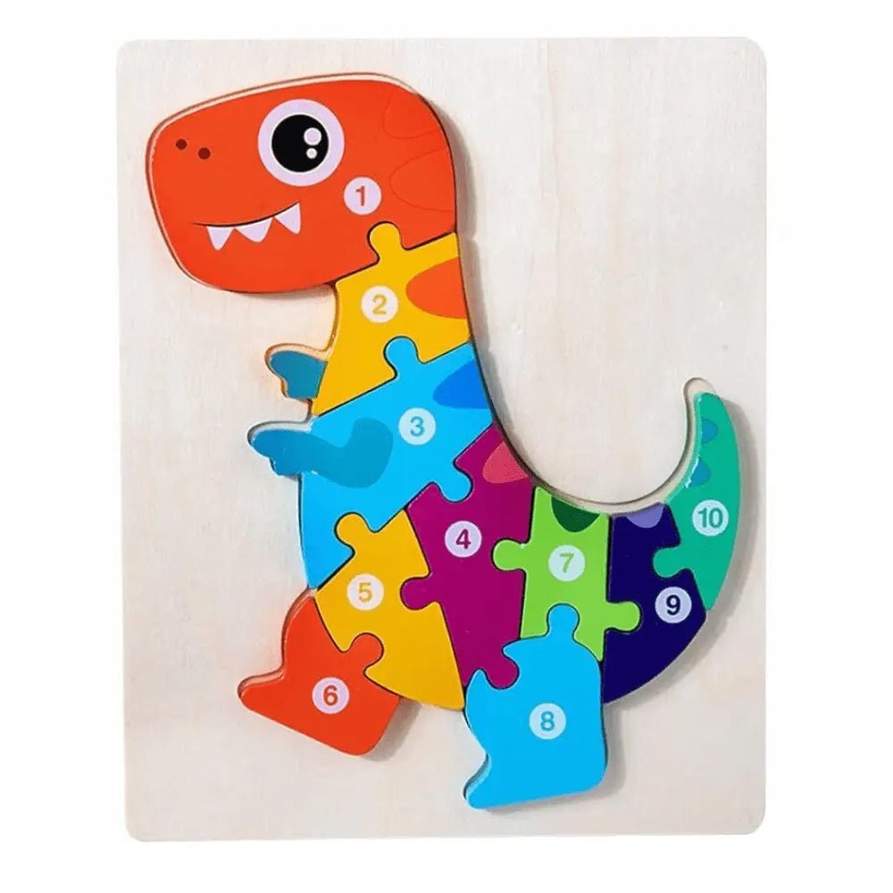 Wooden Board Animal Puzzle | Early Development Sensory Learning Educational Toys Wooden Puzzles - Choose 1