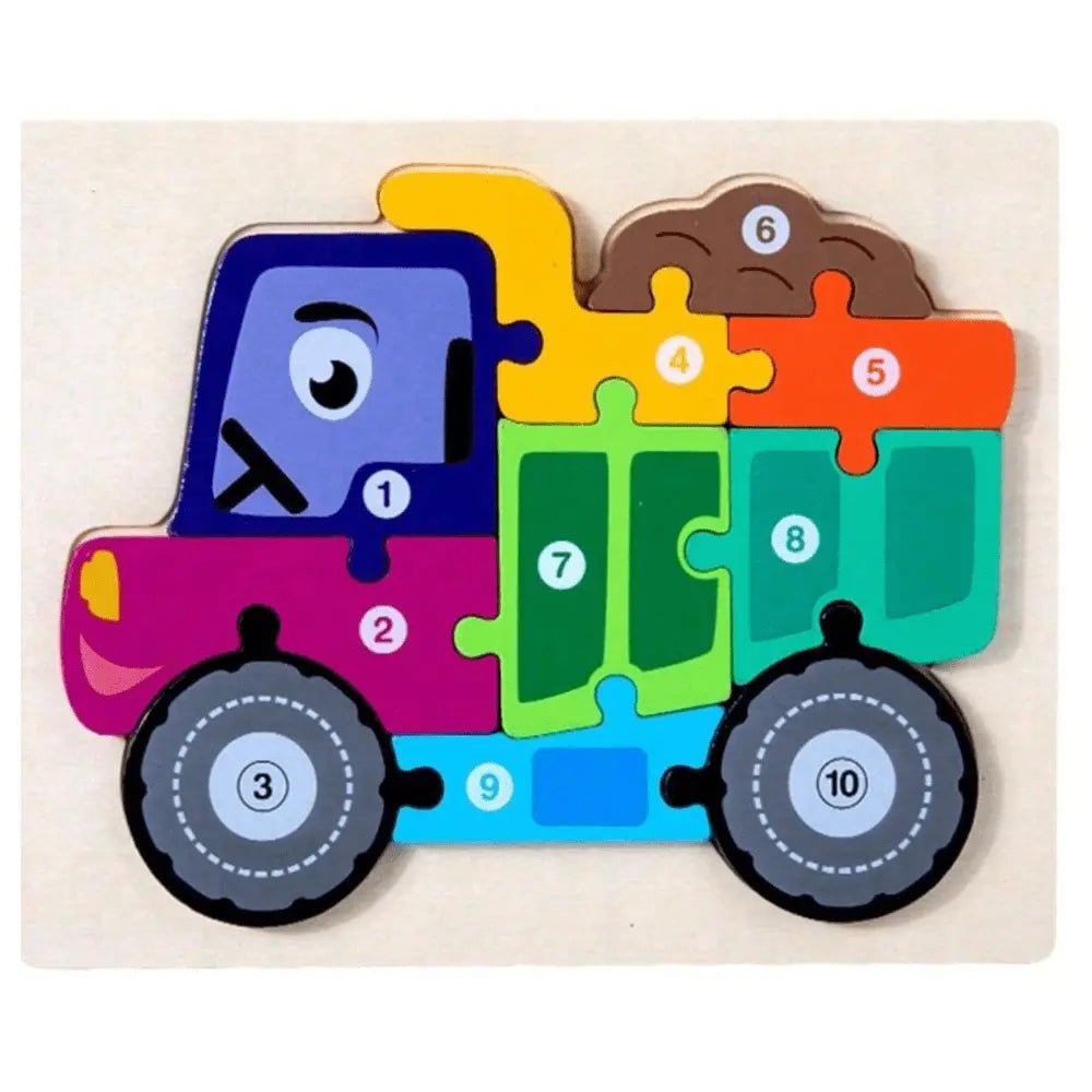 Wooden Board Animal Puzzle | Early Development Sensory Learning Educational Toys Wooden Puzzles - Choose 1