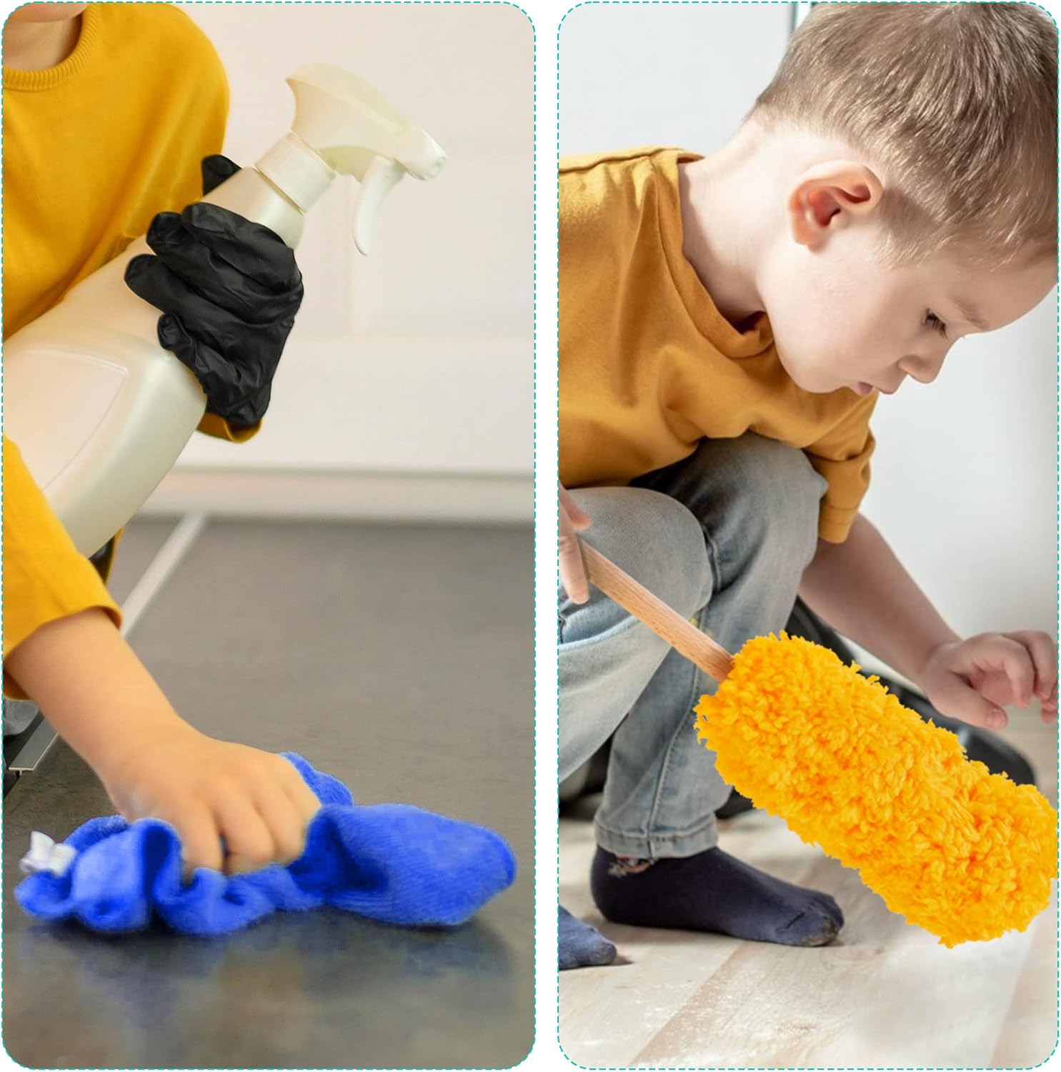 Wooden Children’s Cleaning Tools