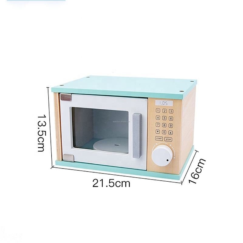 Wooden Children's Microwave Oven Toy