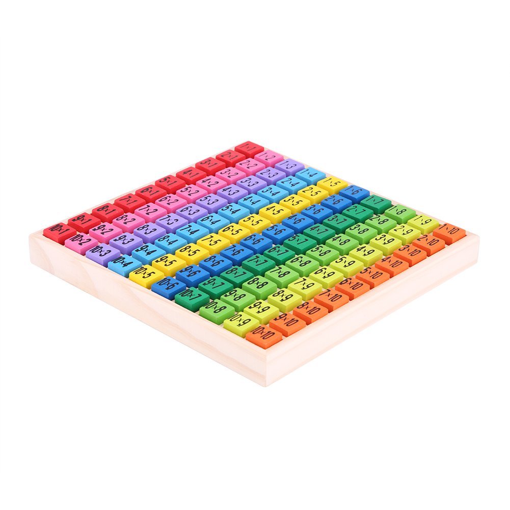 Wooden Eco-Friendly Wooden Multiplication Board – Fun & Safe Math Learning Game