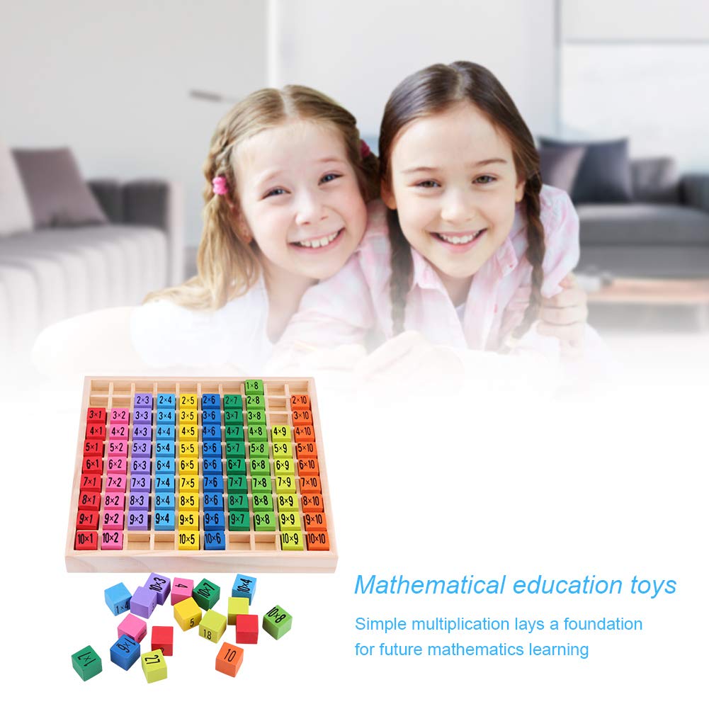 Wooden Eco-Friendly Wooden Multiplication Board – Fun & Safe Math Learning Game