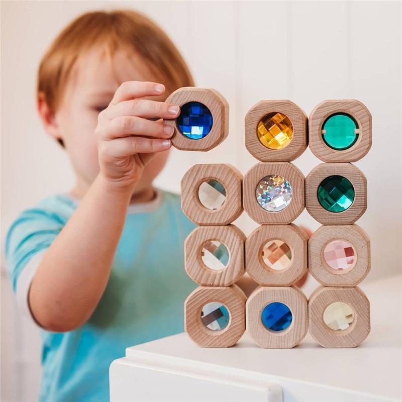 Wooden Gem Blocks