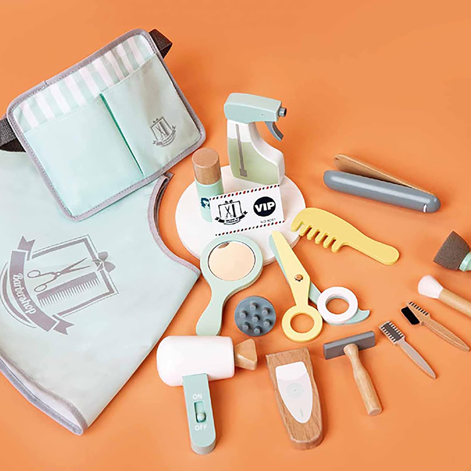 Wooden Hair dresser set Gifts for Girls Princess