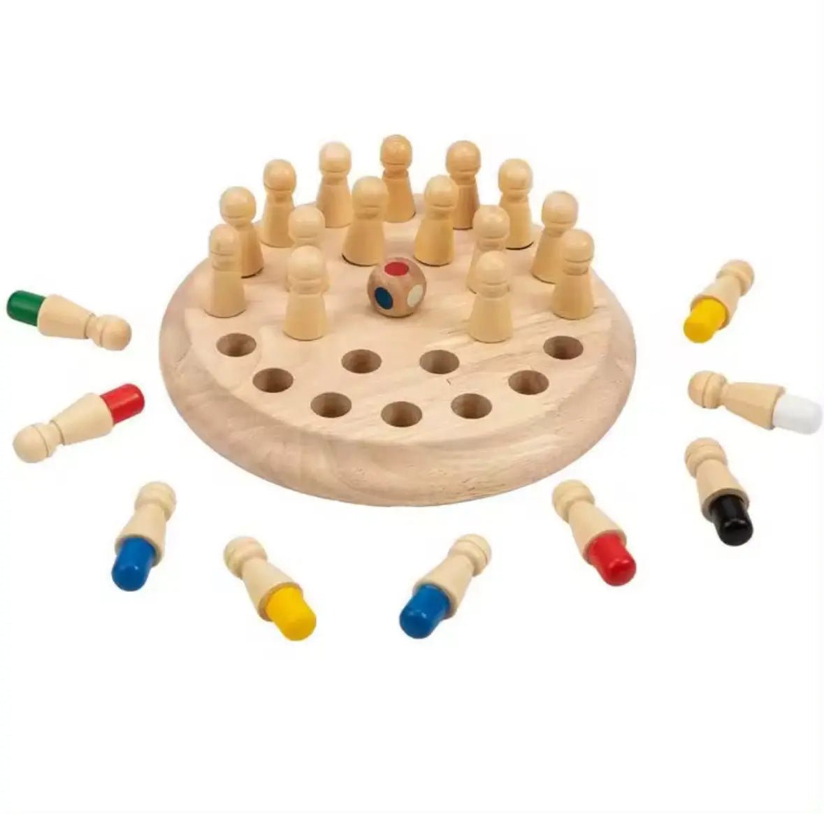 Wooden Memory Match Stick Chess Board Game - Logic Braintease Toys for Boys And Girls special