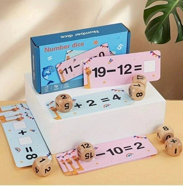 Wooden Number Dice