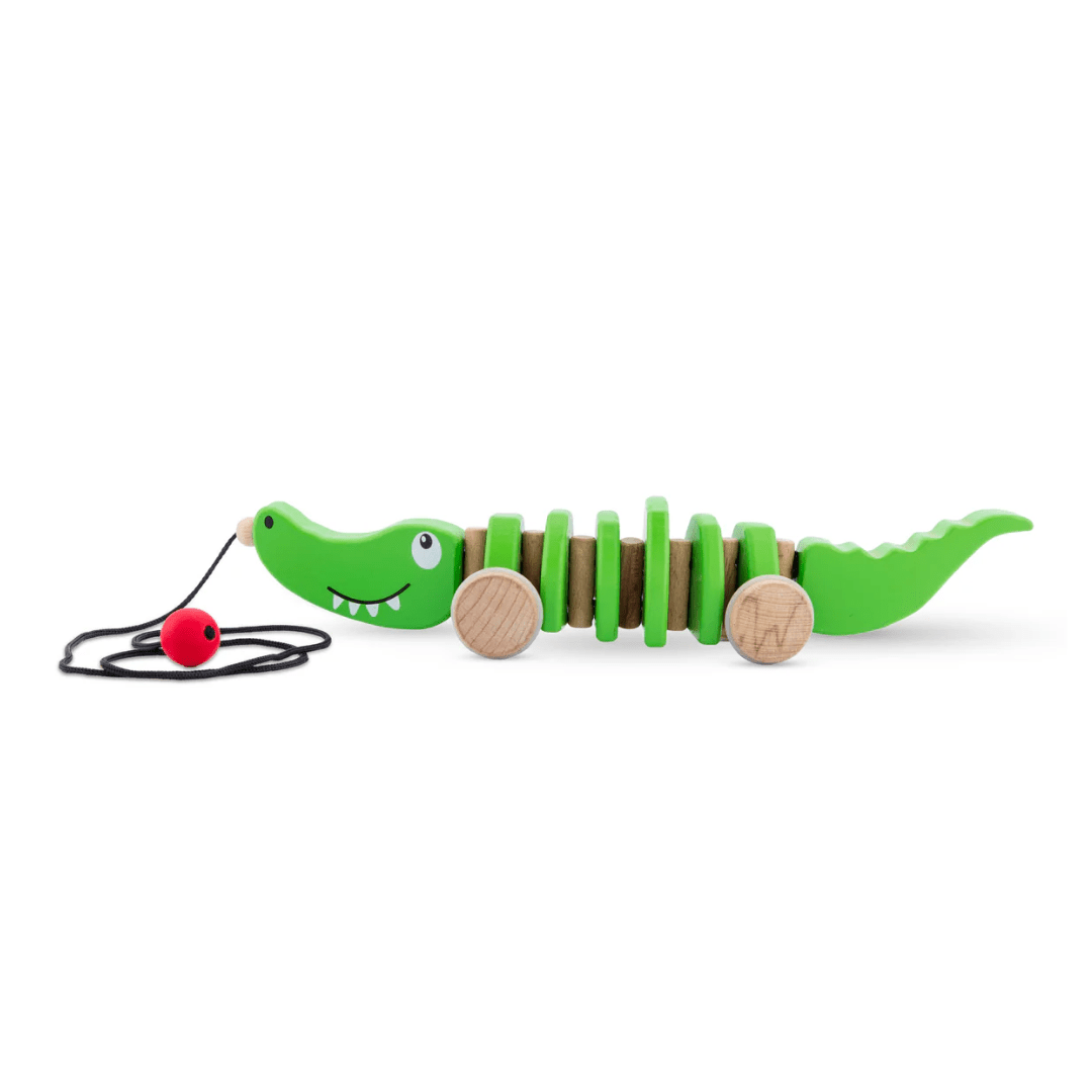 Wooden Pull Crocodile
