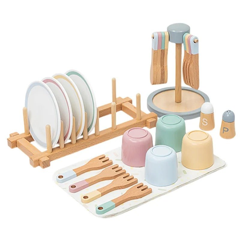 Wooden Tableware Set