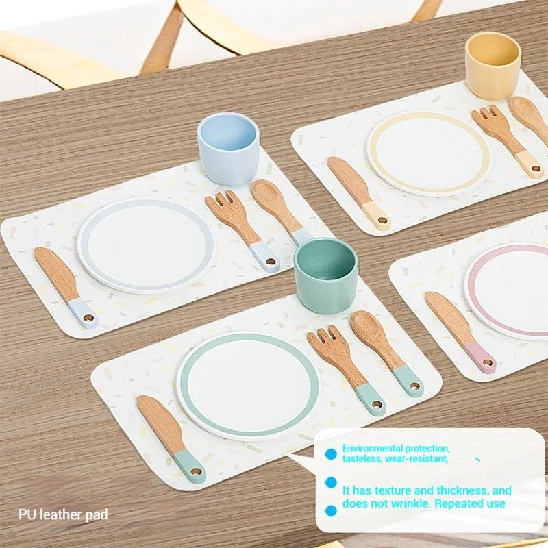 Wooden Tableware Set