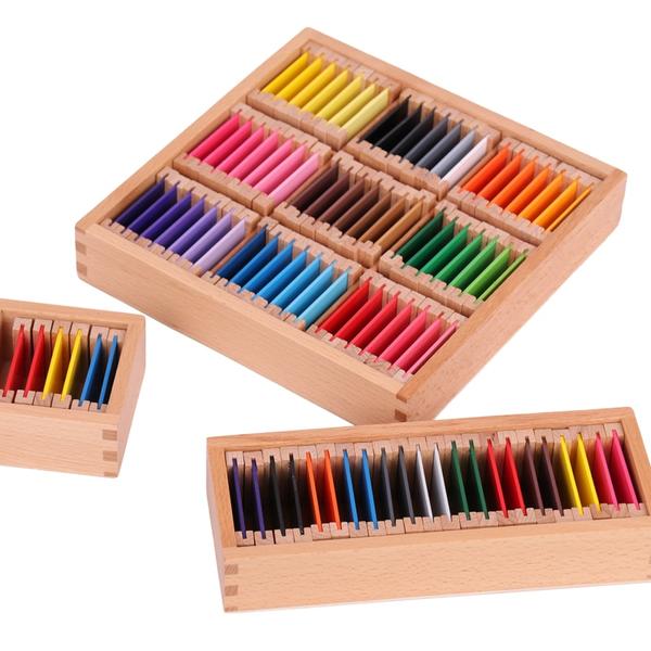Colour wooden tablets - Sensorial Montessori