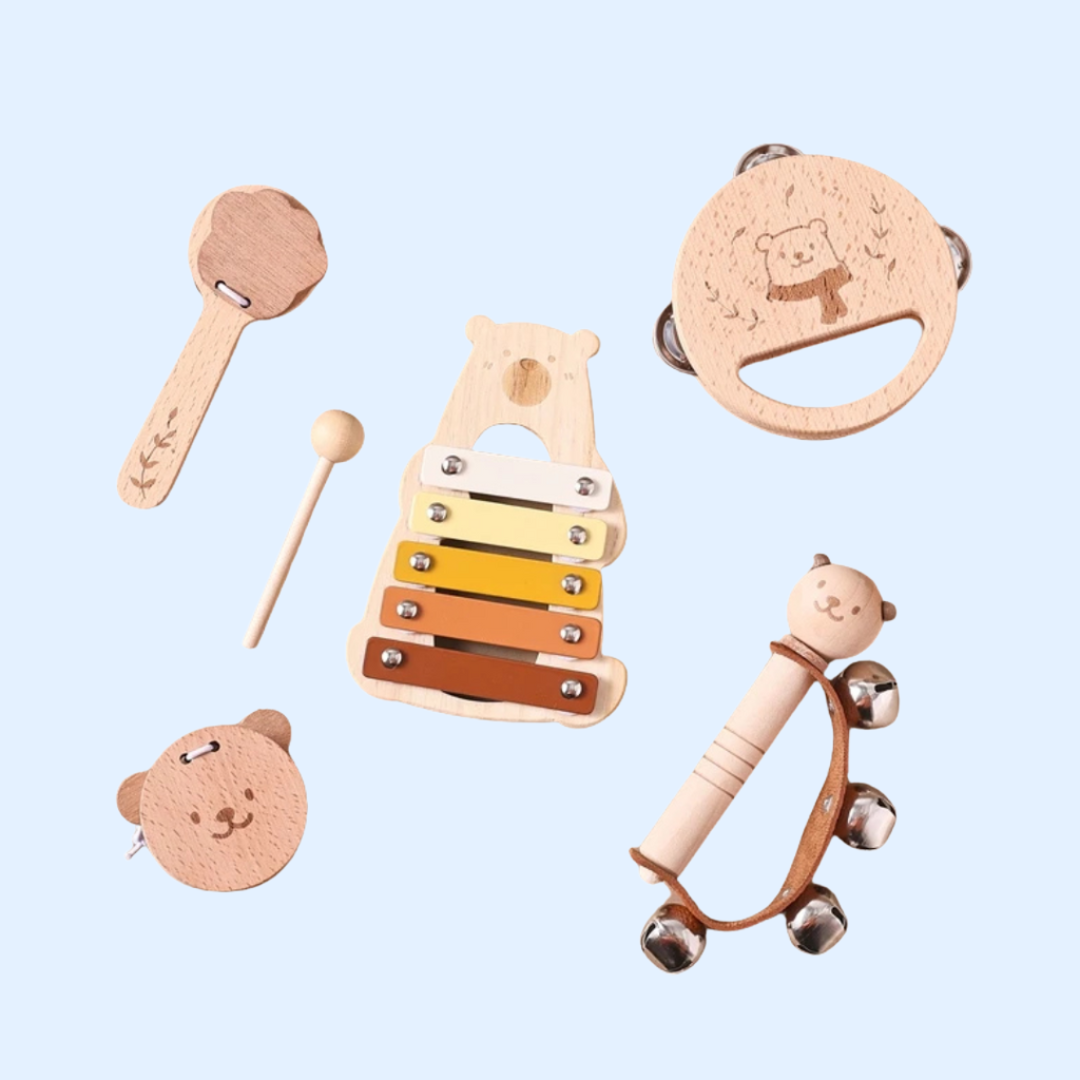 TibaToes™ Montessori Rhythm & Play Music Set