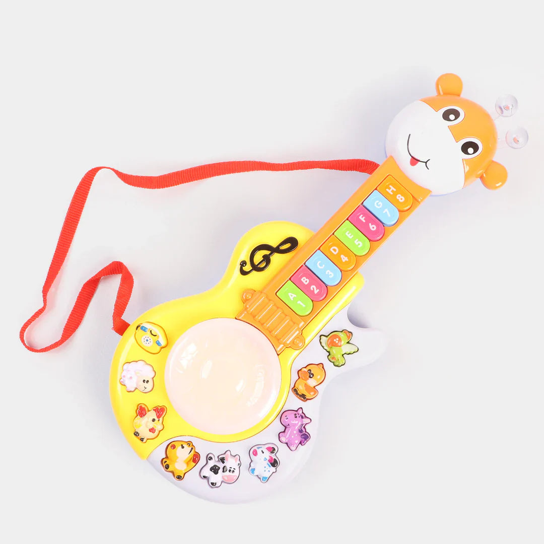 Fidtoy Giraffe Musical Guitar Toy with Light and Sound for Kids