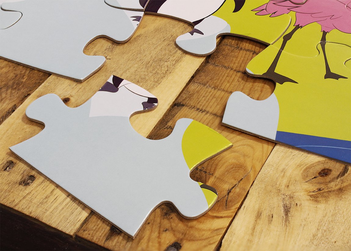 Zoo Animals Jumbo Floor Puzzle - 35 pieces