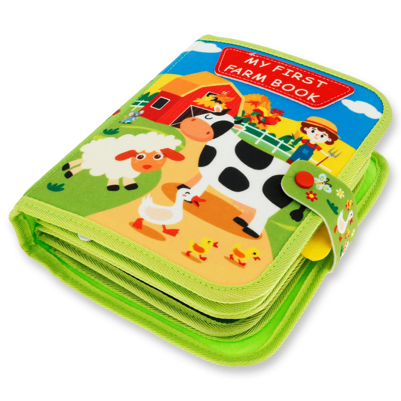 Interactive Farm Adventure – Montessori Quiet Book