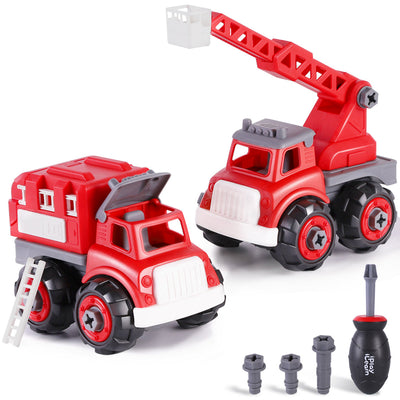 Juego de Camión de Bomberos Desarmable Fidtoy para Niños