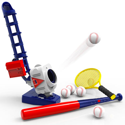 Fidtoy 2 in 1 RC Baseball and Tennis Pitching Set