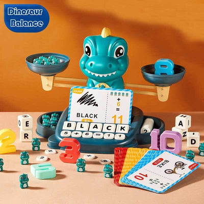 Fidtoy Frog Balance Math Toy | Montessori Counting and Number Learning Game for Kids