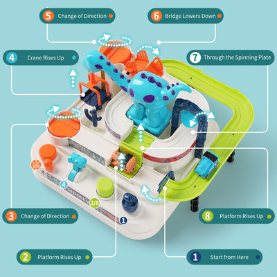 Fidtoy Kids Adventure Track Car Toy