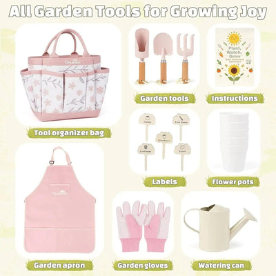 Gardening Tool Set for Kids Outdoor Play