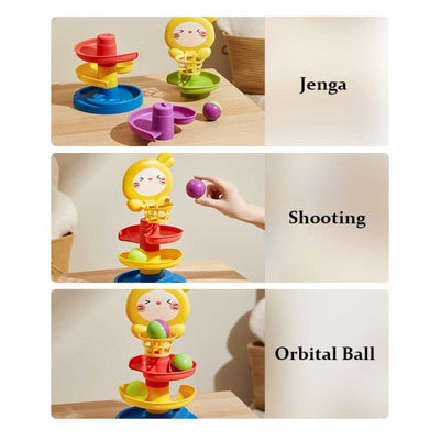 Fidtoy Tour de balles et circuit de billes | Jeu de balles à cascade pour bébés et tout-petits