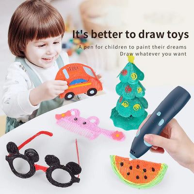 Fidtoy Low Temperature 3D Printing Pen for Creative Kids