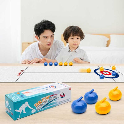 Juego de curling de mesa Fidtoy Juego de mesa familiar portátil