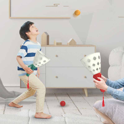 Jeu de lancer et d'attraper Fidtoy Velcro – Amusements actifs intérieurs et extérieurs pour enfants et adultes