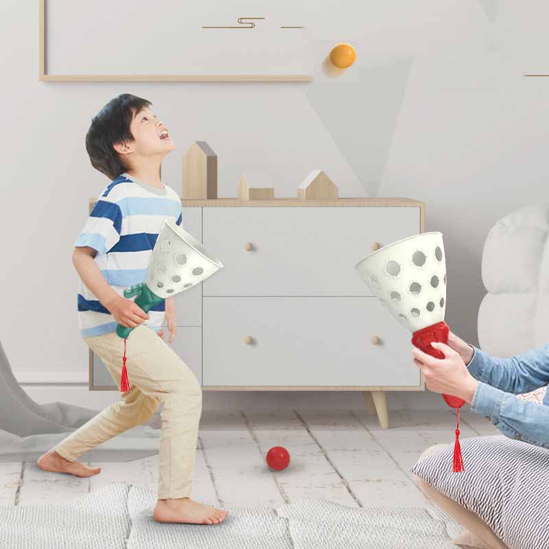 Jeu de lancer et d'attraper Fidtoy Velcro – Amusements actifs intérieurs et extérieurs pour enfants et adultes