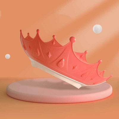 Fidtoy Baby Shower Cap for Toddlers – Adjustable Crown Visor Bath Hat for Eyes & Ears Protection, Bath & Swimming Fun