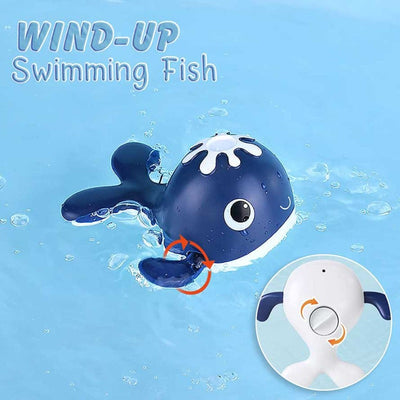 Fidtoy Jouet de Bain Bébé Kit de Pêche Magnétique Baleine Jeu d'Eau