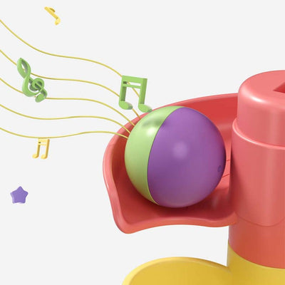 Fidtoy Tour de balles et circuit de billes | Jeu de balles à cascade pour bébés et tout-petits