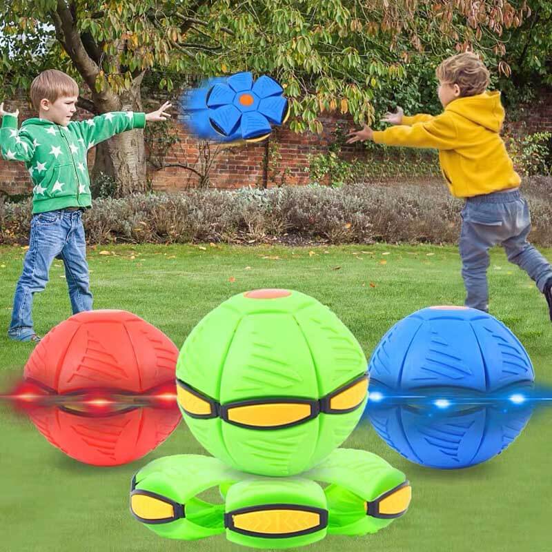 Balle soucoupe volante magique Fidtoy – Jouet interactif extérieur et intérieur pour enfants