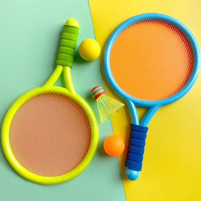 Fidtoy Children’s Badminton & Tennis Racket Set | Indoor & Outdoor Active Play for Kids 3-8