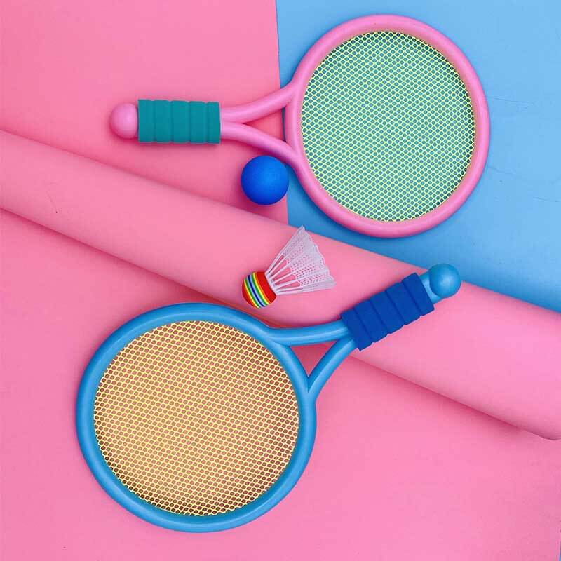 Fidtoy Children’s Badminton & Tennis Racket Set | Indoor & Outdoor Active Play for Kids 3-8