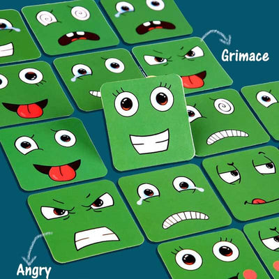 Fidtoy Facial Expression Magic Cube Game for Kids | Montessori Emotion Learning Toy