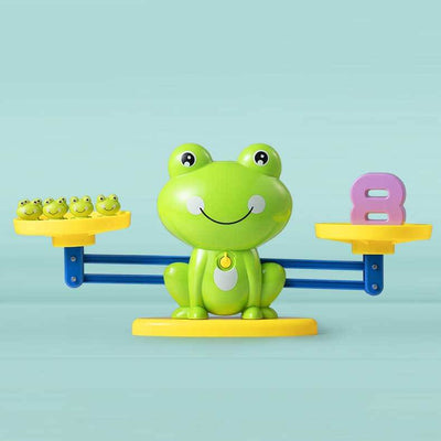 Fidtoy Frog Balance Math Toy | Montessori Counting and Number Learning Game for Kids